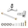 Aluminum Alloy #101214 Steering Assembly Bellcrank with Bearing for RC for HPI WR8 Ken for BLO-CK for Bull-ET3.0 MT ST(Silver) view 1