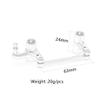 Aluminum Alloy #101214 Steering Assembly Bellcrank with Bearing for RC for HPI WR8 Ken for BLO-CK for Bull-ET3.0 MT ST(Silver) view 4