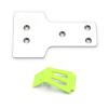 12428-0364 Front Bottom Protection Aluminum Sheet and Front Bumper for Wltoys 12428 12427 RC Car Spare Parts view 1