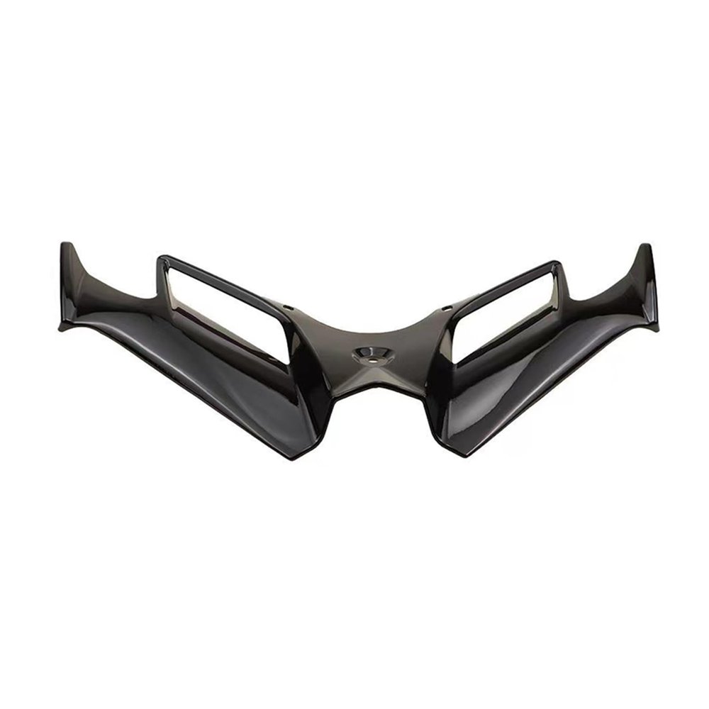 Aerodynamic Winglet Kit for Kawasaki Ninja 250/300 (2013-2017) - Motorcycle Spoiler Wing Set for Ninja 250/300/EX300 - ABS Plastic Sport Bike Accessories(Bright black)