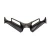 Aerodynamic Winglet Kit for Kawasaki Ninja 250/300 (2013-2017) - Motorcycle Spoiler Wing Set for Ninja 250/300/EX300 - ABS Plastic Sport Bike Accessories(Bright black) view 1