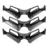 Aerodynamic Winglet Kit for Kawasaki Ninja 250/300 (2013-2017) - Motorcycle Spoiler Wing Set for Ninja 250/300/EX300 - ABS Plastic Sport Bike Accessories(Bright black) view 3
