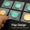 100 PCS Plastic Coin Sleeves, 2.1 Inch PVC Coin Protectors for Collectors, Anti-Oxidation Storage Bags for Coins, Jewelry, and Small Items view 4