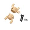 2Pcs Brass Heavy Duty Front C Hub Carrier Caster Block C Seat for Axial SCX10 II 90046 90047 1/10 RC Crawler Car Parts view 2