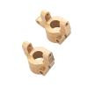 2Pcs Brass Heavy Duty Front C Hub Carrier Caster Block C Seat for Axial SCX10 II 90046 90047 1/10 RC Crawler Car Parts view 3