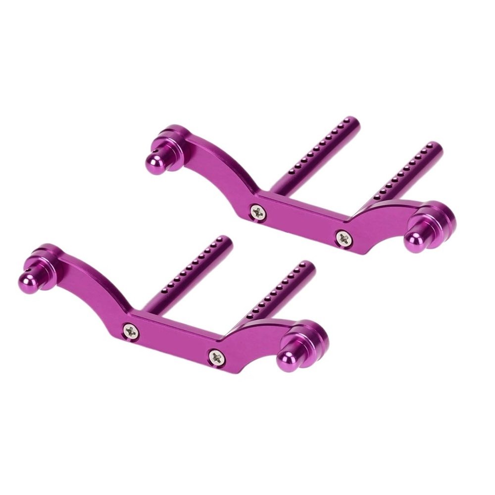jnxwenu Alloy #85234 Front & Rear Shock Tower Damper Plate & Body Post for RC Car HPI 1/8 for SAV-Age 21 SS 3.5 4.6 5.9 X XL Model(2Pcs Body Post)