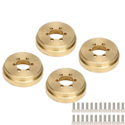63/66g Brass Heavy Duty Balancing Counterweights for RC Crawler Rock Car 1/10 1.9" 2.2" TRX4 Axial SCX10 90046 D90 TF2(66g 4PCS)