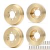 63/66g Brass Heavy Duty Balancing Counterweights for RC Crawler Rock Car 1/10 1.9" 2.2" TRX4 Axial SCX10 90046 D90 TF2(66g 4PCS) view 2