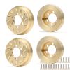 63/66g Brass Heavy Duty Balancing Counterweights for RC Crawler Rock Car 1/10 1.9" 2.2" TRX4 Axial SCX10 90046 D90 TF2(66g 4PCS) view 3