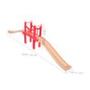 UPKOCH 1set Wooden Train Track Accessories Bridge Curved Tracks Compatible Friends Creative Play for Boys and Girls and Toddlers Safe Wooden Materials view 2
