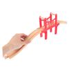 UPKOCH 1set Wooden Train Track Accessories Bridge Curved Tracks Compatible Friends Creative Play for Boys and Girls and Toddlers Safe Wooden Materials view 4