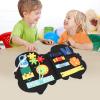 ZJchao Foldable Felt Learning Board - Sensory Felt Board for Kids Travel with Soft Multi Sensory Surfaces for Storytelling and Cognitive Development view 4