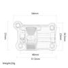 jnxwenu Aluminum Alloy Rear Gear Cover #7787 for RC Crawler Car 1/5 for Tra-xxas for X-Maxx 77076-4 6S 77086-4 8S(Silver) view 4