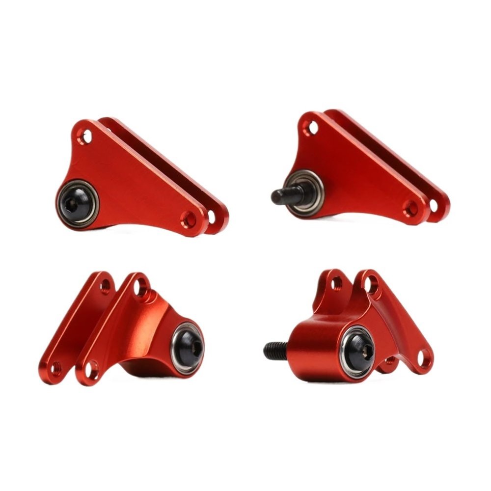Aluminum Front&Rear Rocker Arms Set #7158 for RC for Tra-xxas 1/16 for Sum-mit 72054 for E-Revo 71076-3 for SLA-sh 70054(RED)