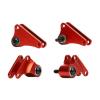 Aluminum Front&Rear Rocker Arms Set #7158 for RC for Tra-xxas 1/16 for Sum-mit 72054 for E-Revo 71076-3 for SLA-sh 70054(RED) view 1