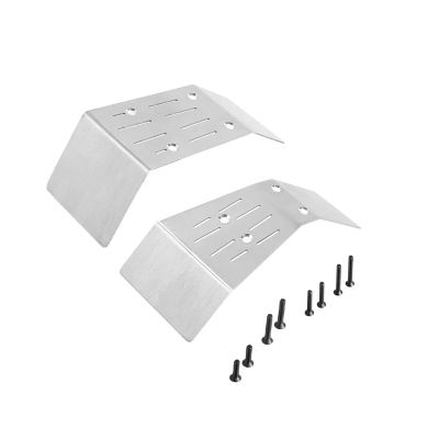 Stainless Steel Front and Rear Chassis Guards for ARR-MA 1/10 2WD for Gor-gon for Mon-Ster for Truck