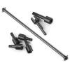 jnxwenu Steel Center Drive Shaft Joint Drive Cup for 1/10 for Tam-iya for Hot-Shot 58391 4WD Buggy Truck Parts(Black) view 3