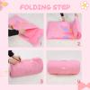 Cloele Toddler Nap Mat with Removable Pillow - 53"x21" Sleeping Bag for Kids Ages 3-7Years Slumber Bags,Rolled and Portable Nap Mat for Preschool Daycare for Toddler Girls Travel-Butterfly view 4