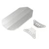 jnxwenu Chassis Armor Compatible for Tam-iya TT02 TT-02 1/10 RC Car Stainless Steel Gearbox Protector Skid Plate Guard Parts Accessory(Around) view 2