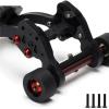 jnxwenu Spring Head-Up Wheelie Bar Chassis Guard Rear Bottom Protects Wheel Tumbling Nylon for ARR-MA 1/8 for KRA-TON 6S ARA8708T1 view 3