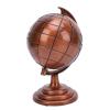 Beufee Alloy Earth Model, Alloy Globe Model Wine Red Metal Globe Ornament for Home Office Study Decor view 1
