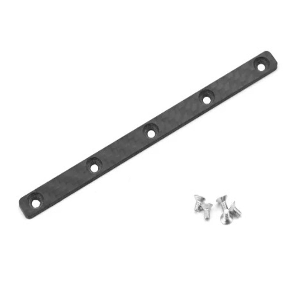 jnxwenu Carbon Fiber Chassis Reinforcing Plate for Tam-iya TT02 TT-02 1/10 RC Car Upgrade Parts Accessories
