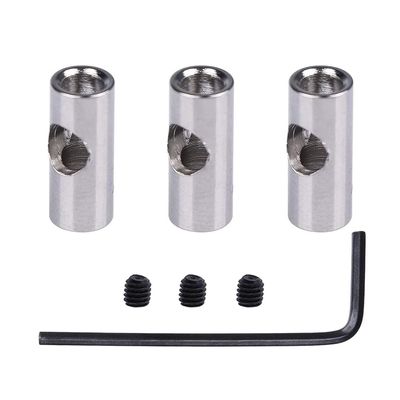 3Pcs Motor Axle 3.17mm to 5mm Change Over Shaft Adapter Sleeve for RC Model Car Boat Plane 3650 550 540 Motor