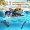 Amphibious Remote Control Car with Water Gun,Waterproof Monster Truck Rc Boat Water Tank Swimming Pool Toys,Gesture Sensing RC Stunt Cars,Birthday Gifts for Boys Girls Teens 8 9 10 11 12 13+ yrs view 3