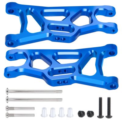 jnxwenu Aluminum Alloy Front Rear Lower Suspension Arms for 1/10 for SLA-sh for Ru-stler 4X4 2WD Short RC for Cou-RSE Parts