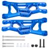 jnxwenu Aluminum Alloy Front Rear Lower Suspension Arms for 1/10 for SLA-sh for Ru-stler 4X4 2WD Short RC for Cou-RSE Parts view 1