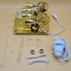 4 Cylinder Hot Air Stirling Engine, Mini Multifunctional Educational Portable Generator Model with LED Lamp for Teacher Adults Gifts view 2