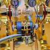 4 Cylinder Hot Air Stirling Engine, Mini Multifunctional Educational Portable Generator Model with LED Lamp for Teacher Adults Gifts view 3