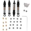 4Pcs 40Mm Metal Shock Absorber Oil Damper for Axial SCX24 C10 JLU Gladiator Bronco 1/24 RC Crawler Car Upgrades,Black view 1