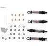4Pcs 40Mm Metal Shock Absorber Oil Damper for Axial SCX24 C10 JLU Gladiator Bronco 1/24 RC Crawler Car Upgrades,Black view 2