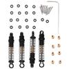 4Pcs 40Mm Metal Shock Absorber Oil Damper for Axial SCX24 C10 JLU Gladiator Bronco 1/24 RC Crawler Car Upgrades,Black view 3
