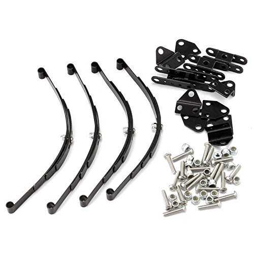4Pcs 1/10 Leaf Springs Set HighLift Chassis for 1/10 D90 RC Crawler Car Parts