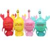 Amidaky Personalized Beach Bag for Kids 4 Pcs Shell Collecting Bags Customized Mesh Beach Bag for Kids Beach Accessories Gift for Boys and Girls view 1