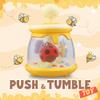 Caterbee Baby Push and Spin Activity Toy, Interactive Tumbling Ladybug, Educational Learning Toy for Toddlers 6 Months+ (Yellow) view 2