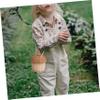 Holibanna Mini Acorn Woven Bag Kids Cross Pouch Handmade Rattan Satchel Storage Bag for Toddlers view 3
