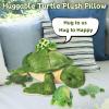 5 Piece Sea Turtle Stuffed Animal with Babies, 12'' Mommy Stuffed Turtle Plush Pillow Toy with 3 Baby Turtles Surprise Tortoise Plushies Toys for Kids Birthday Valentines Plush Gifts Party Favors view 4