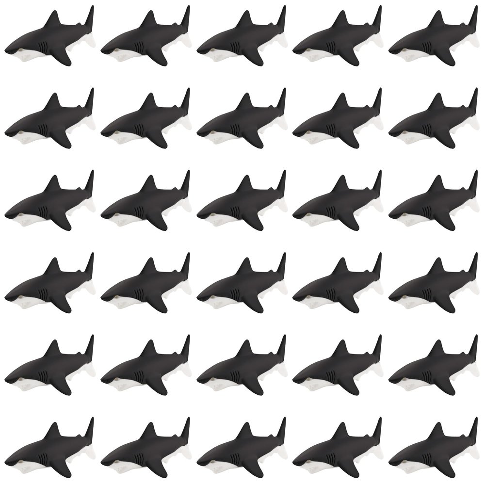 30 Pack Shark Erasers for Kids,3D Take Apart Animal Eraser Desk Pets for Boys Girls Classroom Prizes,Game Reward,Easter Egg Fillers,Back to School Supplies,Goodie Bag Stuffers,Party Favors