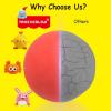 Air Dry Clay Kit for Kids - 12 Portable Packs, Soft & Mess-Free Clay with Tools & Tutorials, Birthday Gift for Girls Ages 3-12, Creative Arts Crafts Travel Toys for Girls Boys - Halloween Party Favors view 4