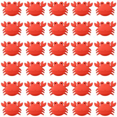 30 Pack Crab Erasers for Kids,3D Take Apart Animal Eraser Desk Pets for Boys Girls Classroom Prizes,Game Reward,Easter Egg Fillers,Back to School Supplies,Goodie Bag Stuffers,Party Favors