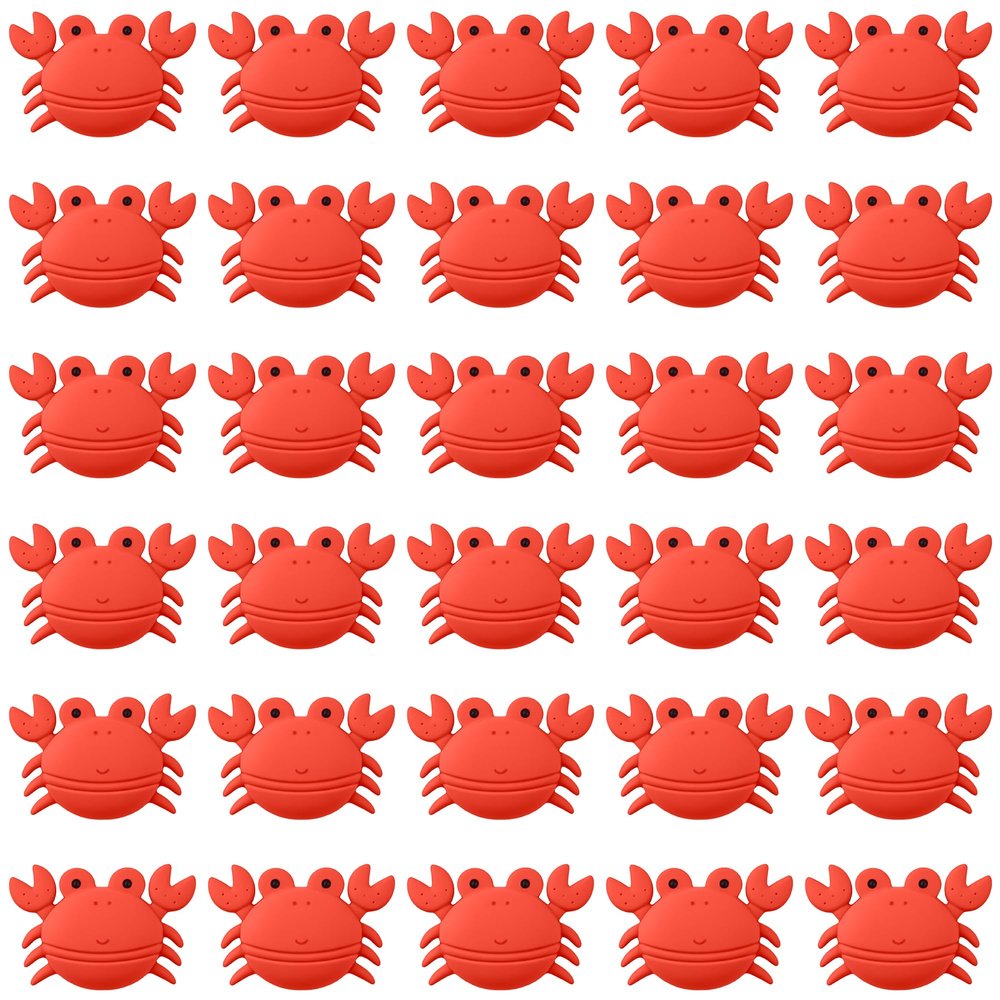 30 Pack Crab Erasers for Kids,3D Take Apart Animal Eraser Desk Pets for Boys Girls Classroom Prizes,Game Reward,Easter Egg Fillers,Back to School Supplies,Goodie Bag Stuffers,Party Favors