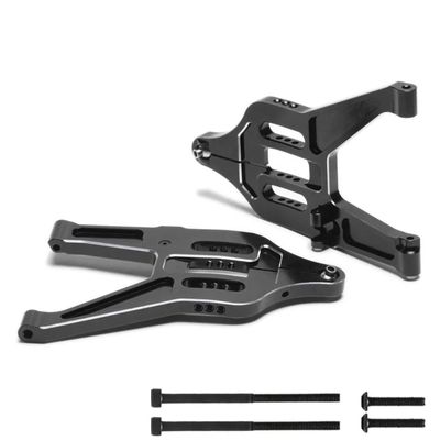 Aluminum #8532#8533 Front Lower Suspension Arm Update Parts for 1/7 RC Car for Tra-xxas for UDR for Unli-mited for Des-ERT for Racer 85076(Black)