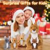 5 in 1 Kangaroo Stuffed Animal with Babies, 16'' Mommy Stuffed Kangaroo Plush Toy with 4 Baby Joey Plush and Pouch, Plush Kangaroos Set for Kids Boys Girls Birthday Christmas Plush Gifts Party Favors view 4