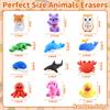 30 Pack Turtle Erasers for Kids,3D Take Apart Animal Eraser Desk Pets for Boys Girls Classroom Prizes,Game Reward,Easter Egg Fillers,Back to School Supplies,Goodie Bag Stuffers,Party Favors view 2