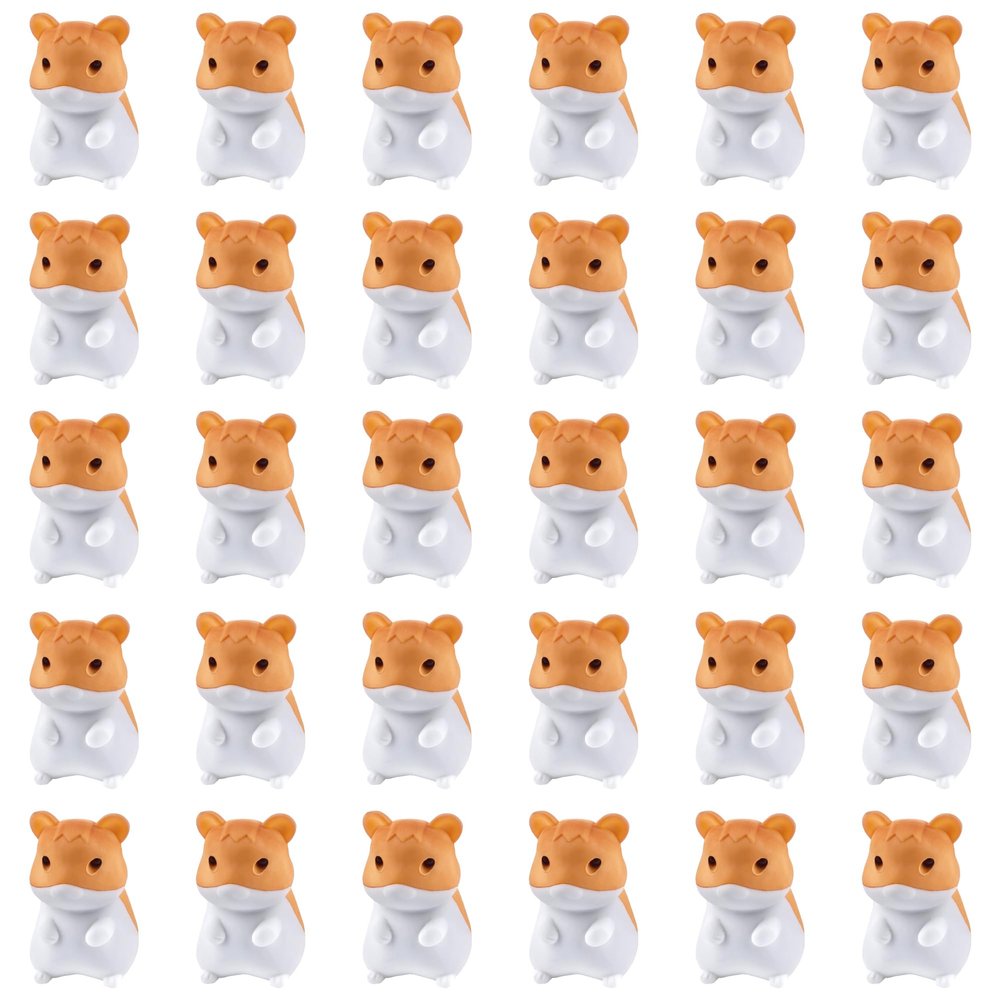 30 Pack Hamster Erasers for Kids,3D Take Apart Animal Eraser Desk Pets for Boys Girls Classroom Prizes,Game Reward,Easter Egg Fillers,Back to School Supplies,Goodie Bag Stuffers,Party Favors