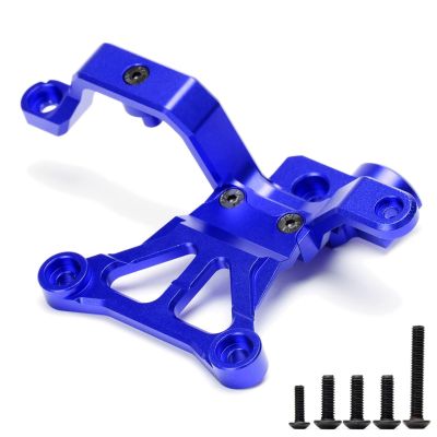 jnxwenu Aluminum 6061 Steering Bellcrank Support 7746 for RC CAR 1/5 for TRA-XXAS for X-Maxx for XMA-XX 6S 8S 77086-4 Blue/red(Blue)