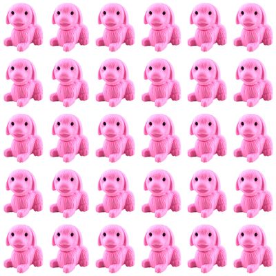 30 Pack Dog Erasers for Kids,3D Take Apart Animal Eraser Desk Pets for Boys Girls Classroom Prizes,Game Reward,Easter Egg Fillers,Back to School Supplies,Goodie Bag Stuffers,Party Favors